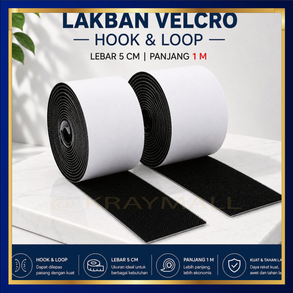 Magic Nylon Sticker Hook and Loop เทปกาว - ZNK110