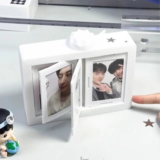 กรอบรูปตั้งโต๊ะ หมุนกรอบรูป ไม่แตกหักง่าย ของขวัญที่สวยงาม การออกแบบการเปิดและปิด