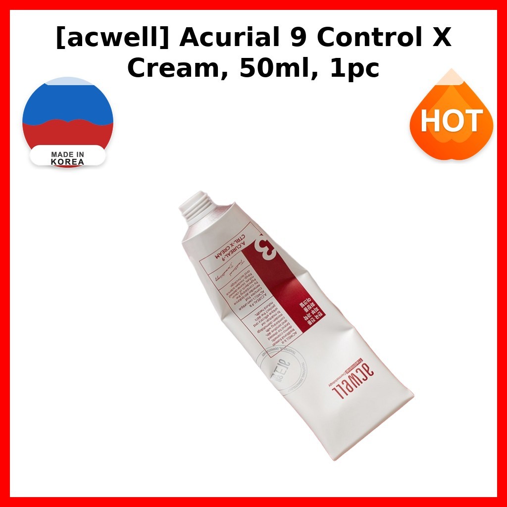 [acwell] Acurial 9 Control X Cream, 50ml, 1pc / Korean Moisturizer / Control Oily Skin / ของแท้ 100%