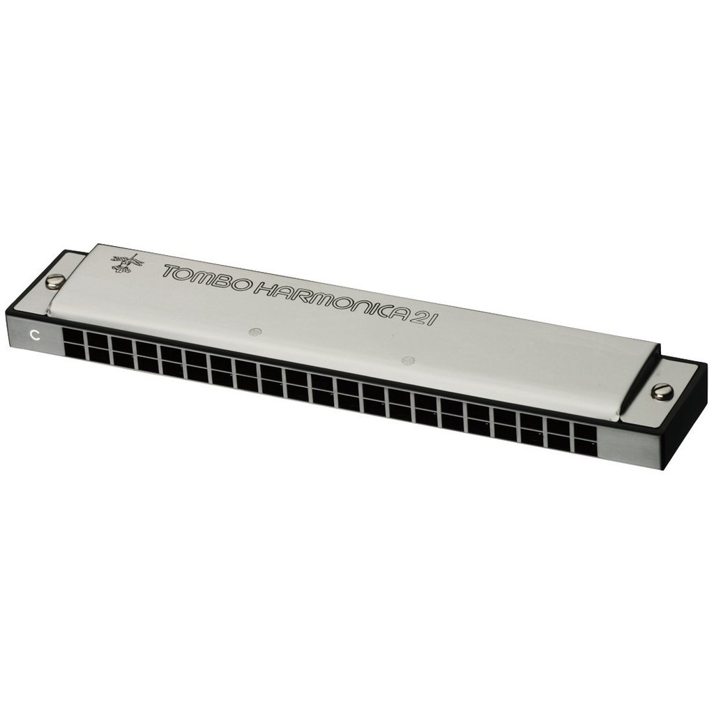 TOMBO 21-Hole Chromatic Harmonica - Model 3121