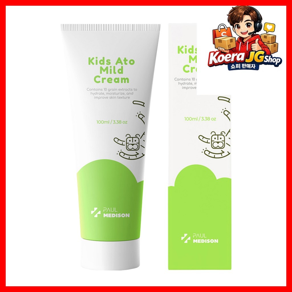 [paul medison] Kids Ato Mild Cream 100ml ชุด 4 / Korean Kids Cream / Gentle Care / ของแท้ 100% by JG