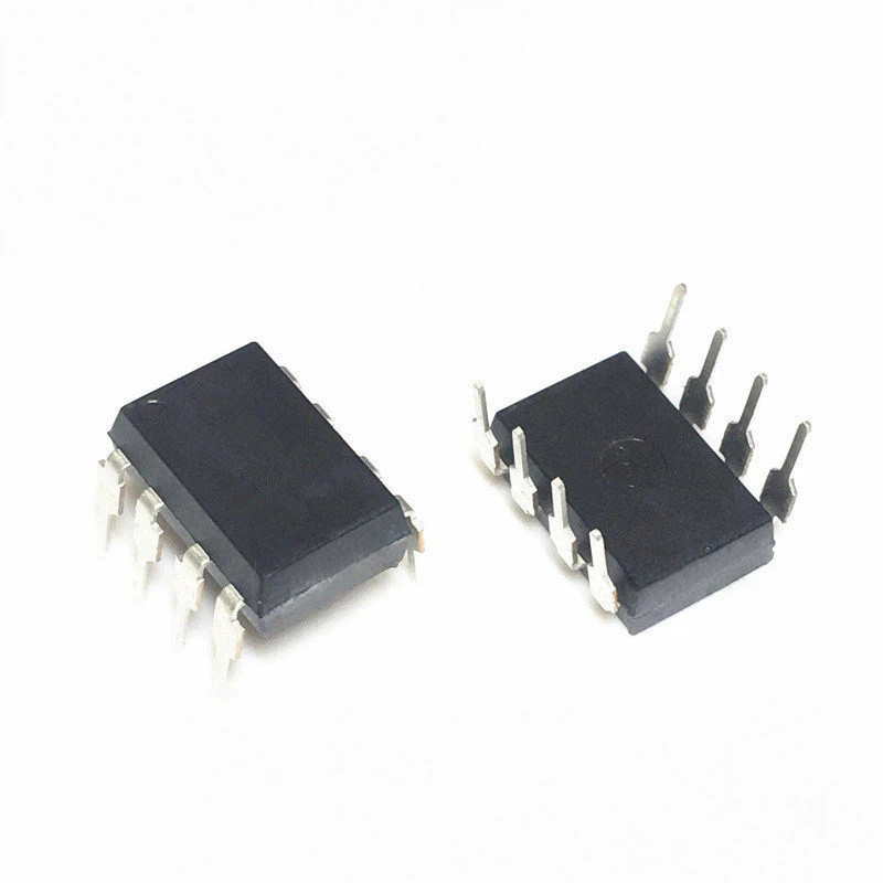 DIP8 รากบัวแสงความเร็วสูง 6N137 EL6N137 A6N137 In-Line 8 Pins
