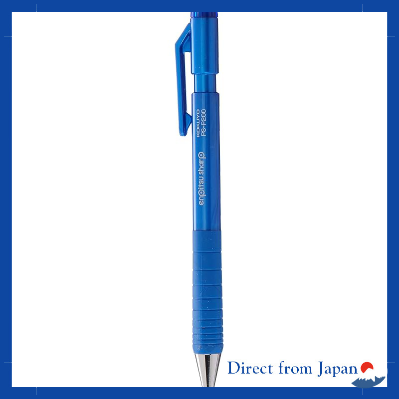 KOKUYO 0.9mm Mechanical Pencil Blue PS-P200B-1P Size: H143 x W11 x D16mm, Weight: 15g