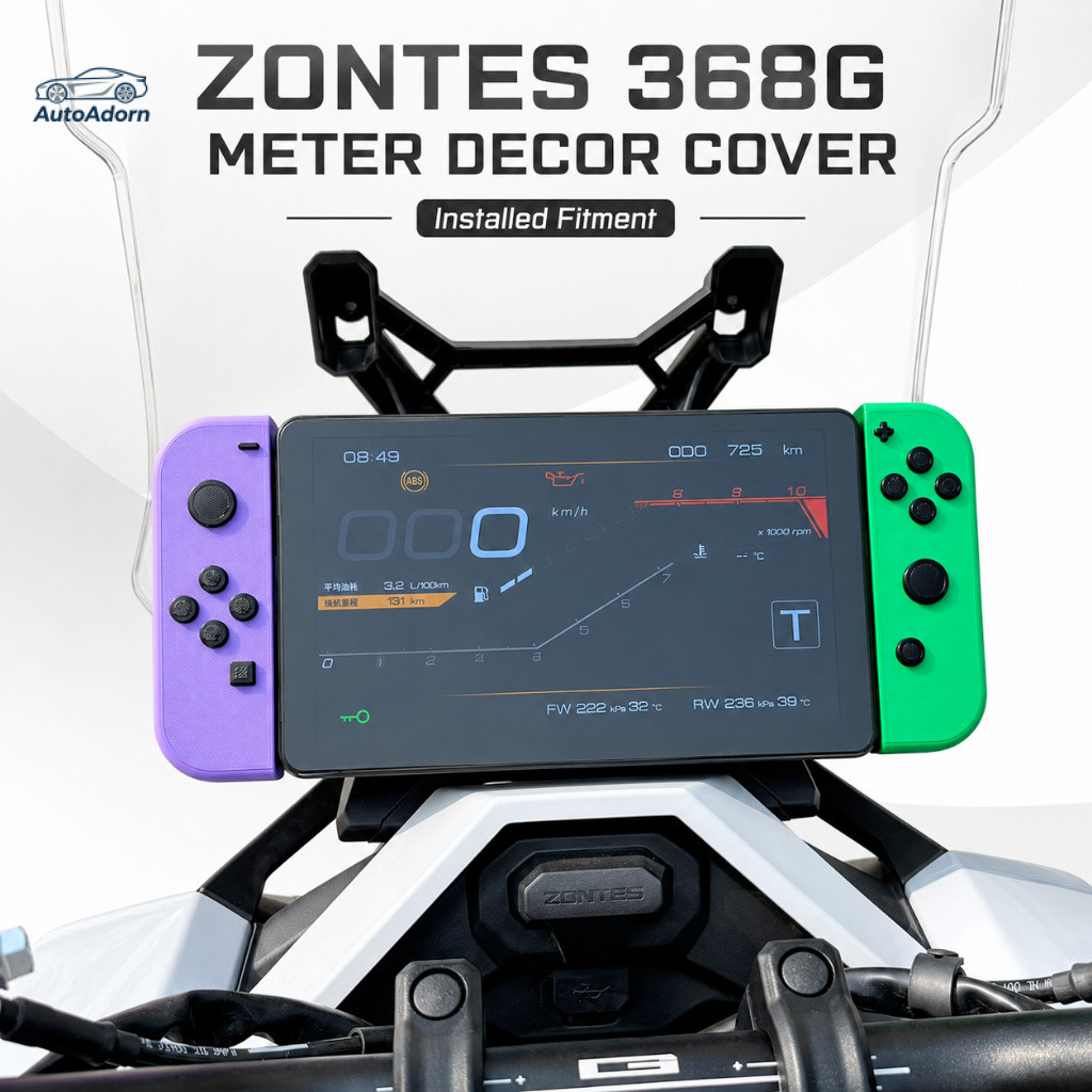 ZONTES อะไหล่เครื่องมือตกแต่ง 368G/368E 150X 703T Gamepad รุ่นรถจักรยานยนต์ไฟฟ้าสีสามารถปรับแต่งได้