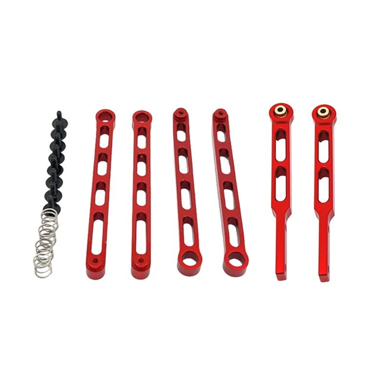 RC รถโลหะอัพเกรดคงที่ดึง Rod เพลาหน้าและหลังสําหรับ MN 1/12 MN82T LC79 MN82S MN82Pro MN82