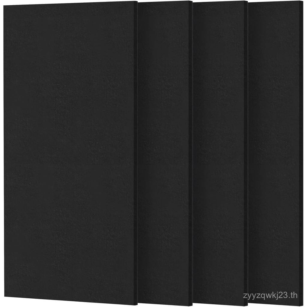TONOR แผงอะคูสติกขนาดใหญ่ Self-Adhesive, 4PCS 44.1" x 21.7" แผงดูดซับเสียง, แผงผนังอะคูสติกสําหรับตก