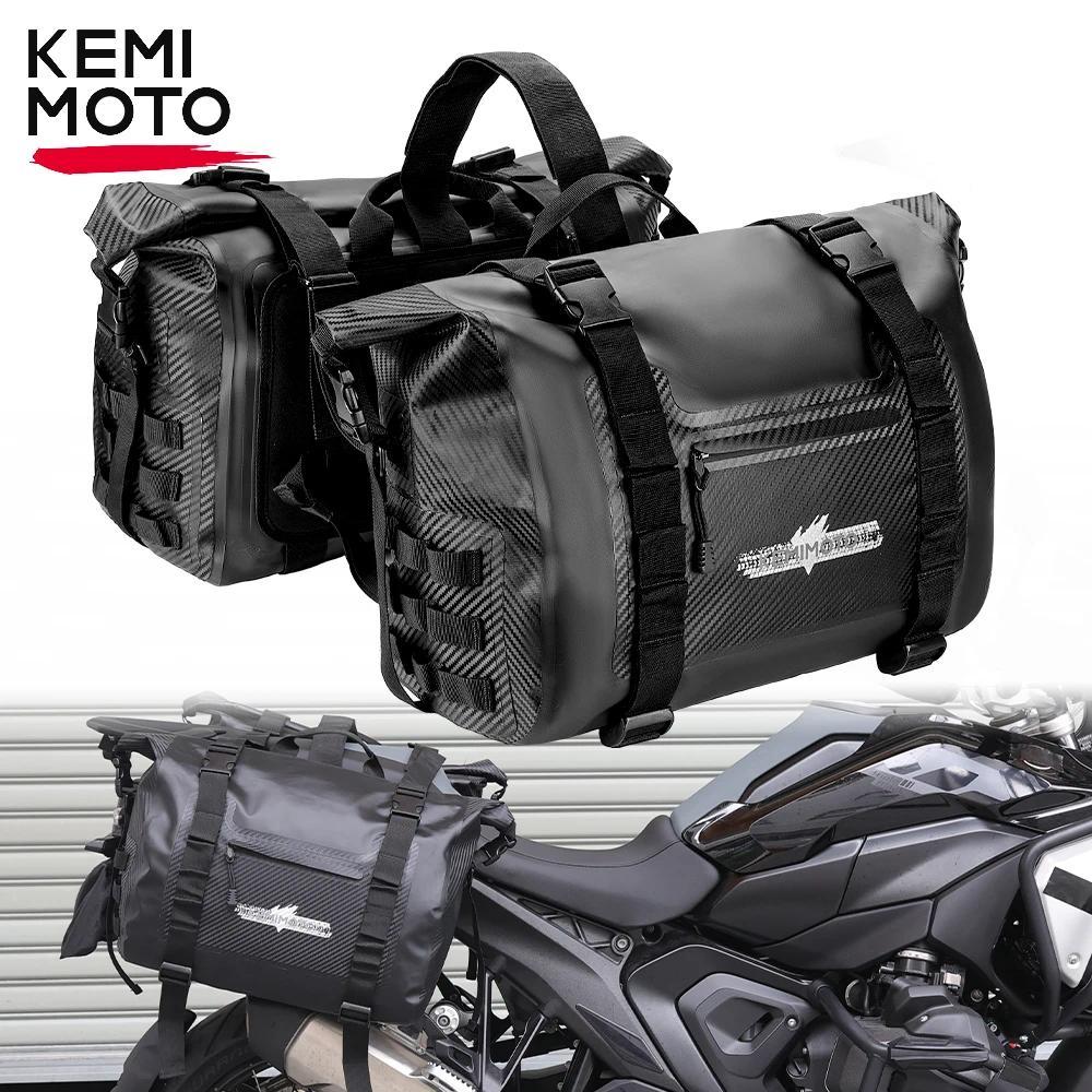 kรถจักรยานยนต์ Saddlebag 2 ชิ้น 25L PVC กันน้ําด้านข้างถุงอานสําหรับ BMW R1250GS R1200GS F850GS F750