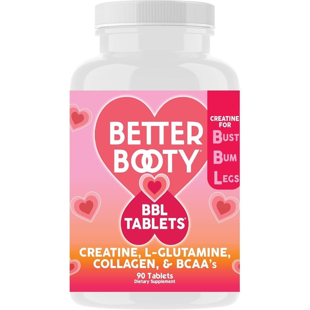 Angry s BB Creatine Monohydrate Complex BBL เม็ดสําหรับ Gains & Muscle Glute Builder สําหรับผู้หญิงท