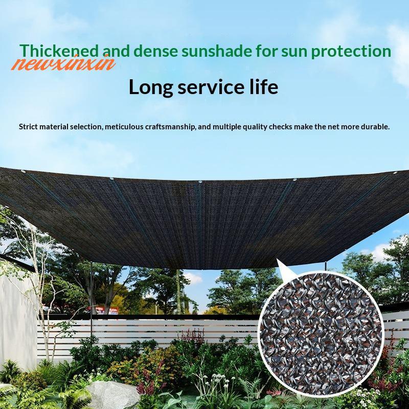 [NT-t] Sun Shade Net Bla ความหนาแน่นสูง UV ทน Breathable Sunblo ผ้าสําหรับกลางแจ้งกระถางต้นไม้ป้องกั
