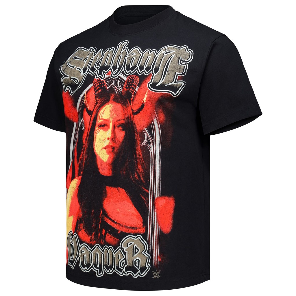 เสื้อยืด Mens Black Stephanie Vaquer Devils Kiss Boxy