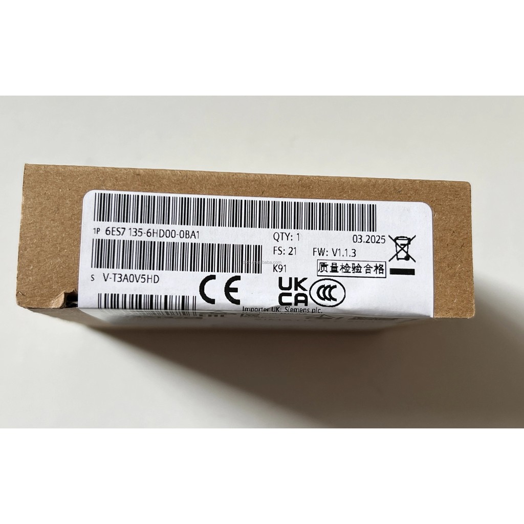 Siemens 6ES7135-6HD00-0BA1 เอาต์พุตอะนาล็อกโมดูล Simatic ET 200sp สําหรับ PAC และตัวควบคุมเฉพาะ Siem