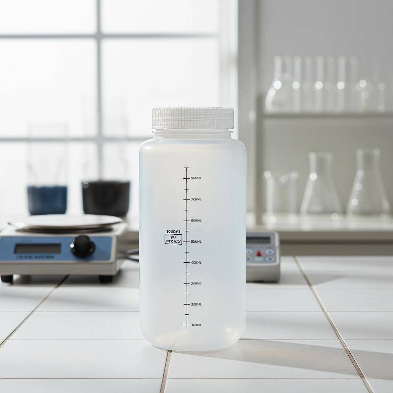 [B&N] ขวดปากกว้างพร้อมฝาปิดภาชนะ PP Jars 500ml 1000ml สําหรับตัวอย่างน้ํา Lab Reagent ขวดเก็บยาเหลว 