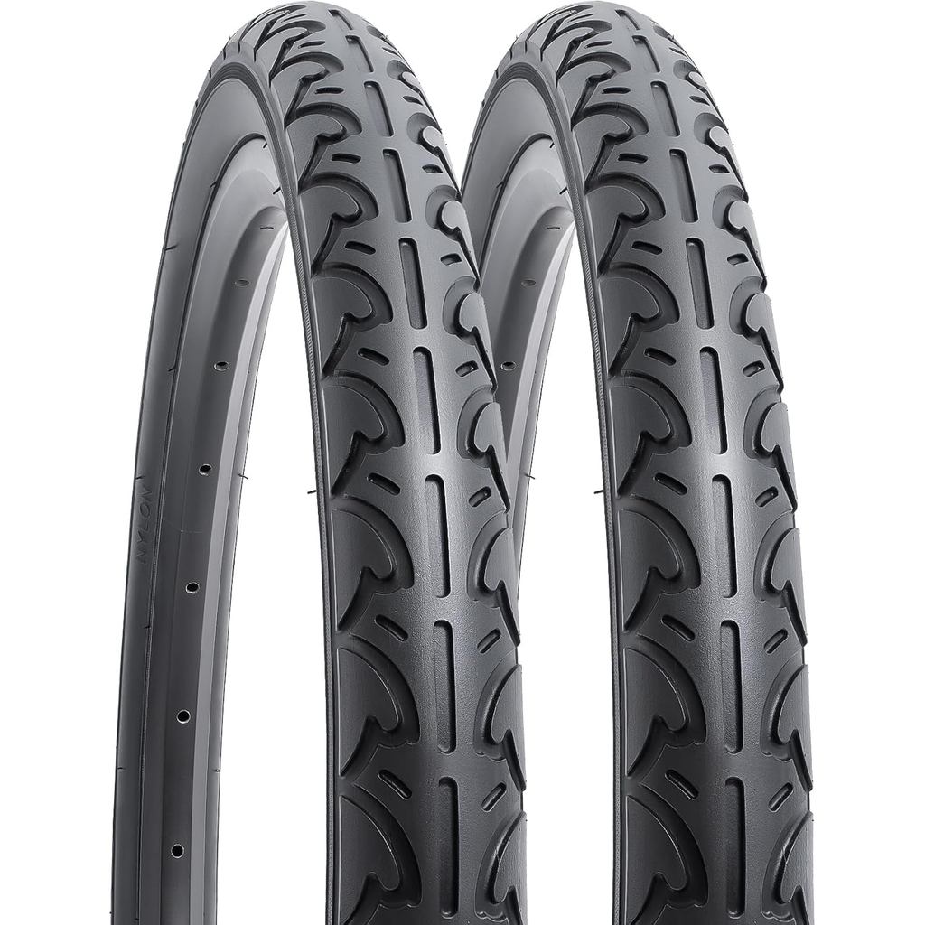 YUNSCM 2-PCS 20" ยางรถจักรยาน 20x1.75/47-406 ใช้งานร่วมกับจักรยานเสือหมอบ 20 x 1.75 20X1.75 ยางรถจัก