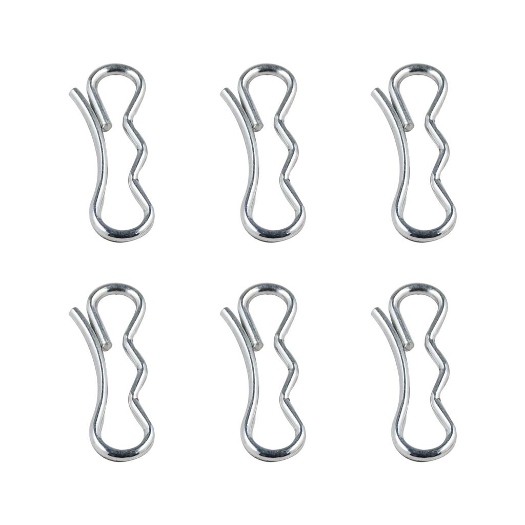 6PCS Bow Tie Cotter Pin 714-04040 เข้ากันได้กับ Husqvarna 532194208 ช่างฝีมือ MTD 194208 ใช้งานร่วมก