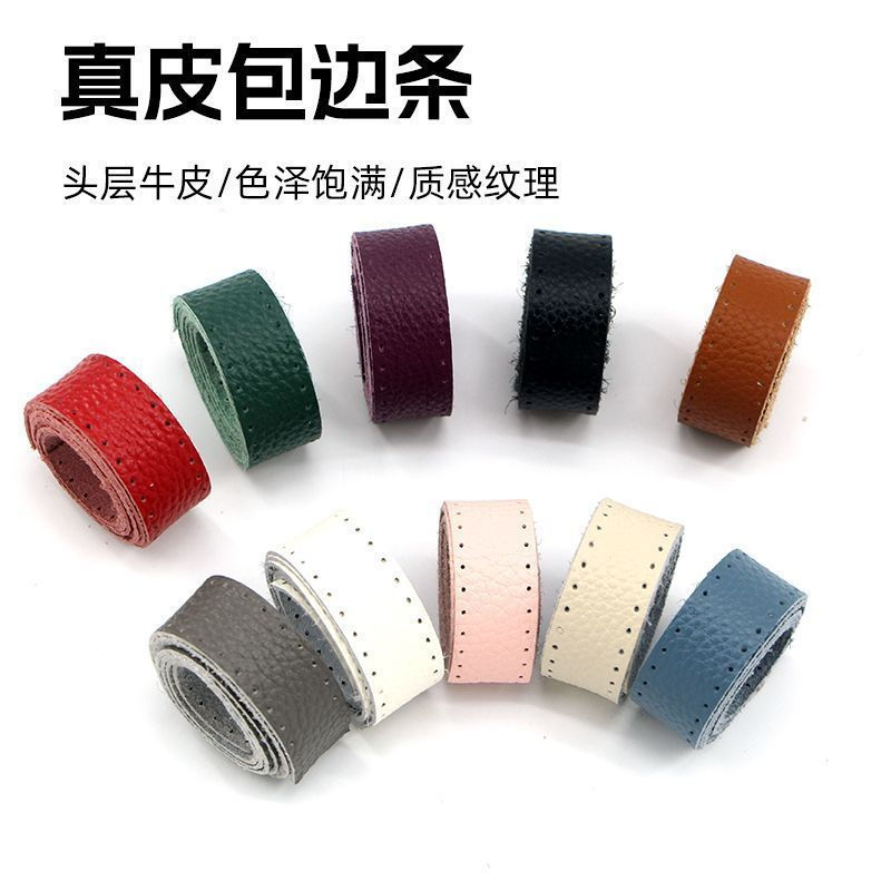 Drill holes manually diy 10-color stripes12y A new shoulder bag made of genuine leather with a price