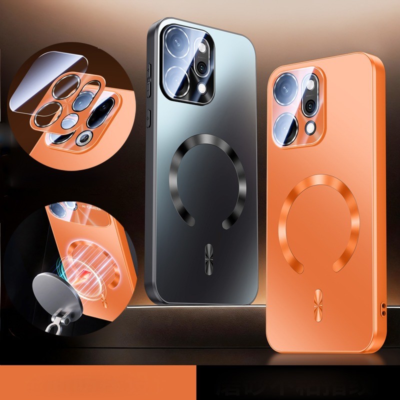 Magnetic Hard PC เคสกันกระแทกสําหรับ OPPO Reno 14 14Pro เลนส์โทรศัพท์ฝาหลังสําหรับ OPPO Reno 14 Pro 