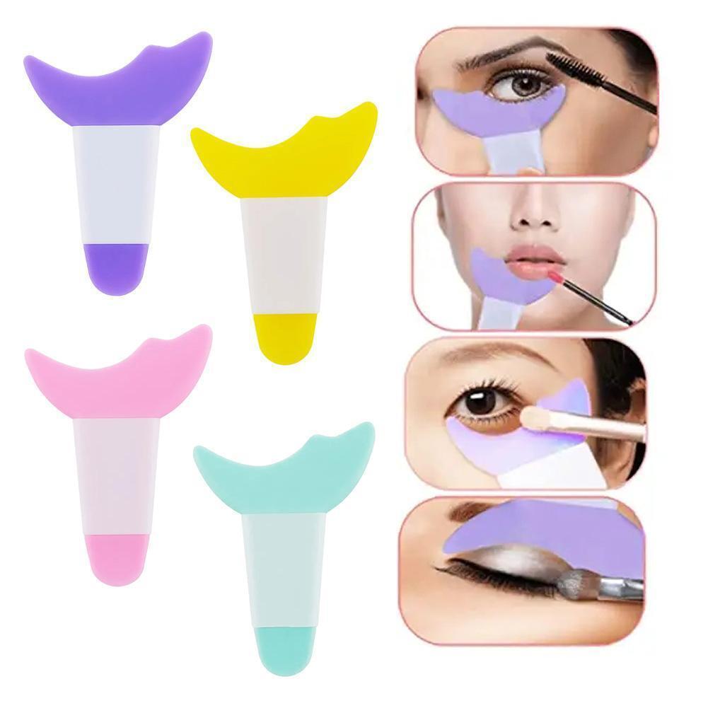 店美美美✨☆อายไลเนอร์สามเณร Multifunctional Eye Makeup Assistant มาสคาร่า Baffle Eye Shadow Beauty Lower 