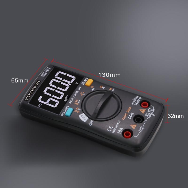 มัลติมิเตอร์ดิจิตอล ZOTEK ZT98 มัลติมิเตอร์ ZT101 มัลติมิเตอร์ ZT102/ZT109 ป้องกันการไหม้ ZT111