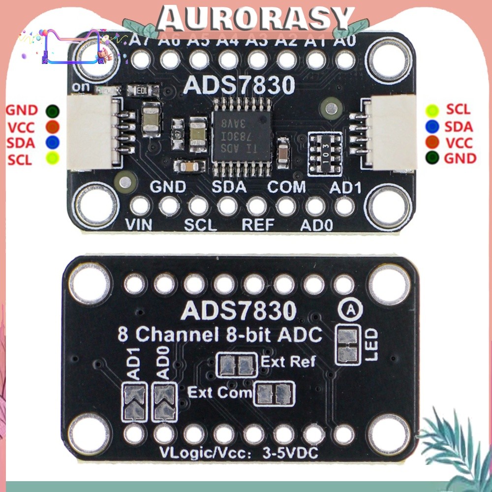 ❤Analog-To-Digital Converter โมดูล 8-Channel 12-Bit ADC Converter Analog-to-Digital ADC Converter สํ