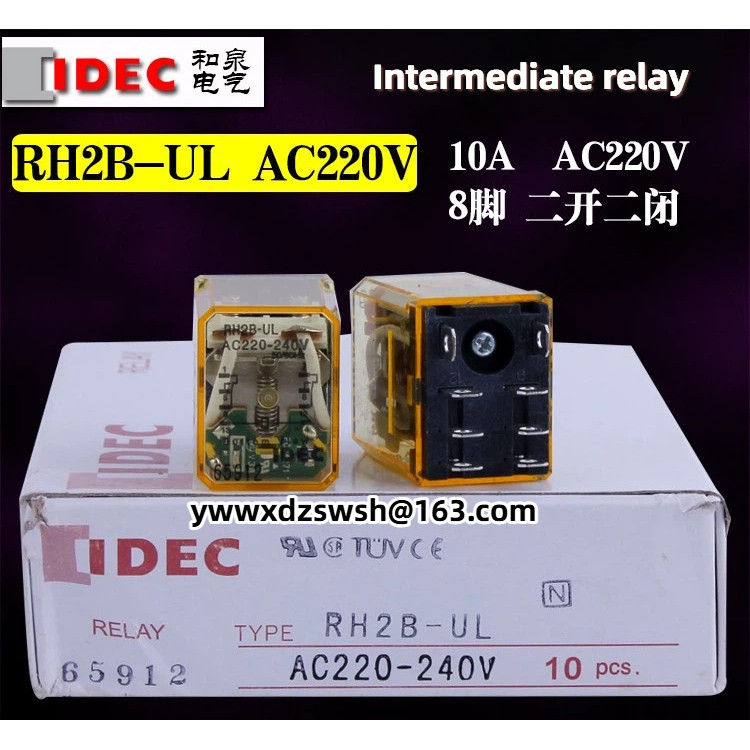 IDEC รีเลย์ระดับกลาง RM2S-UL/RH2B-UL/RY4S-UL/RH4B-UL/RM2S-U/RH2B-U/RY4S-U/RH4B-U AC220 DC24V DC24V