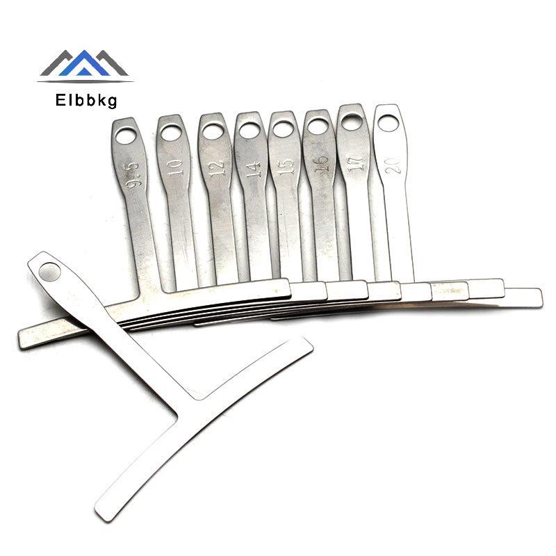 EIbbkg 9pcs Understring Radius วัดเบส String กีตาร์วัดซ่อมวัด T รูปร่างขาย