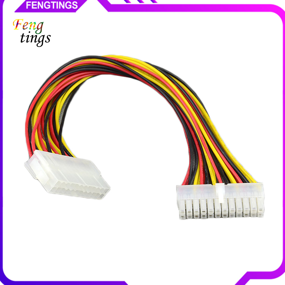 [Ft] 24Pin Male to 24Pin Female PC Power Adapter Extension Cable Connector