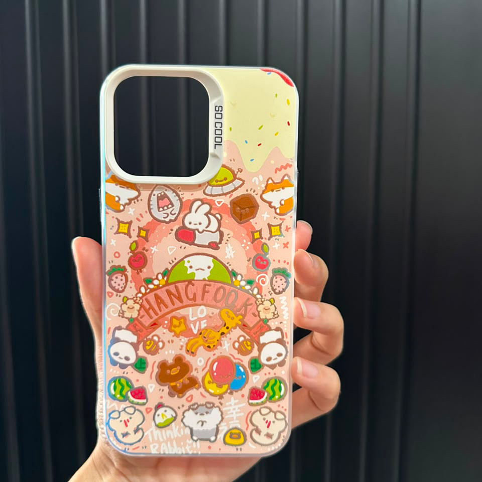 Luxurydiy Casing HP Iphone 14 Premium Case HP Iphone 14 New Model Holo Case Handphone