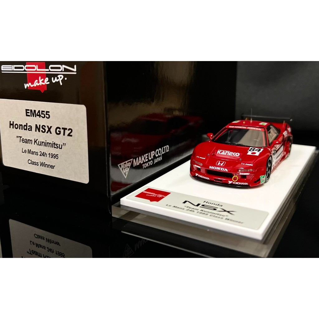 Make up 1/43 เมนบอร์ด NSX GT2 จอภาพMangonium EG455Honda NSX GT2"Team Kunimitsu"Le Mans 24h 1995Class