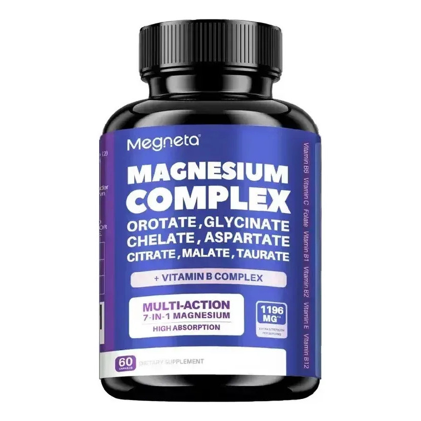 Megneta Magnesium Complex 7 in 1-Glucose, Malic Acid (ไม่มี GVHR)