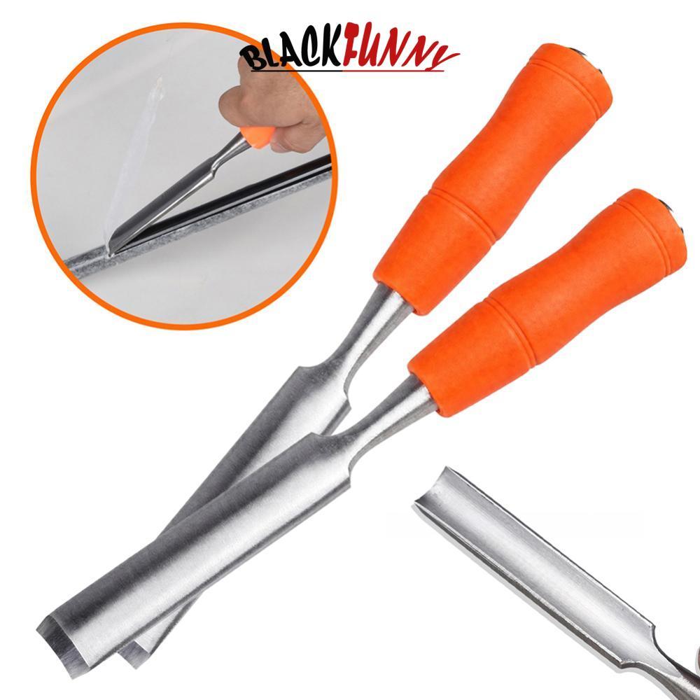 BLACKFUNNY 1PC Golf Grip เทป Remover Scraper เครื่องมือสองด้านกําจัดกาวสําหรับ Club Shaft Reshafting