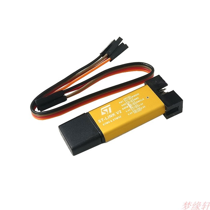 ST-LINK V2 STM8/STM32 จําลองอุปกรณ์การเขียนโปรแกรม stlink Downloader Line Burning การแก้คล่องตัว Mic