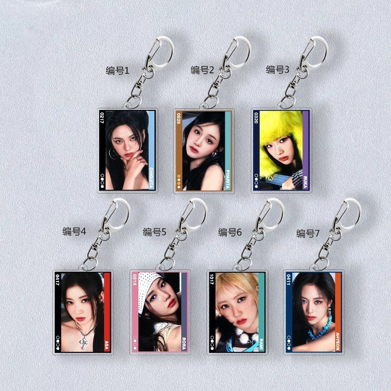 BABYMONSTER สินค้า RAMI RAMI AHYEON AHYEON DRIP พวงกุญแจอะคริลิค 1083