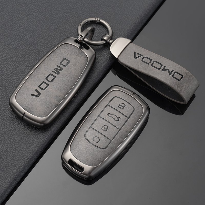 เคสกุญแจรถ CHERY OMODA สไตล์วินเทจ ผิวสัมผัสนุ่มสบาย สำหรับ OMODA C5 / OMODA C3 EV ปกป้องกุญแจรถยนต์