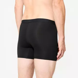 Decathlon Men'S Breathable Microfibre Boxers กางเกงบ็อกเซอร์ผู้ชายใส่วิ่ง ระบายอากาศได้ดี - Black