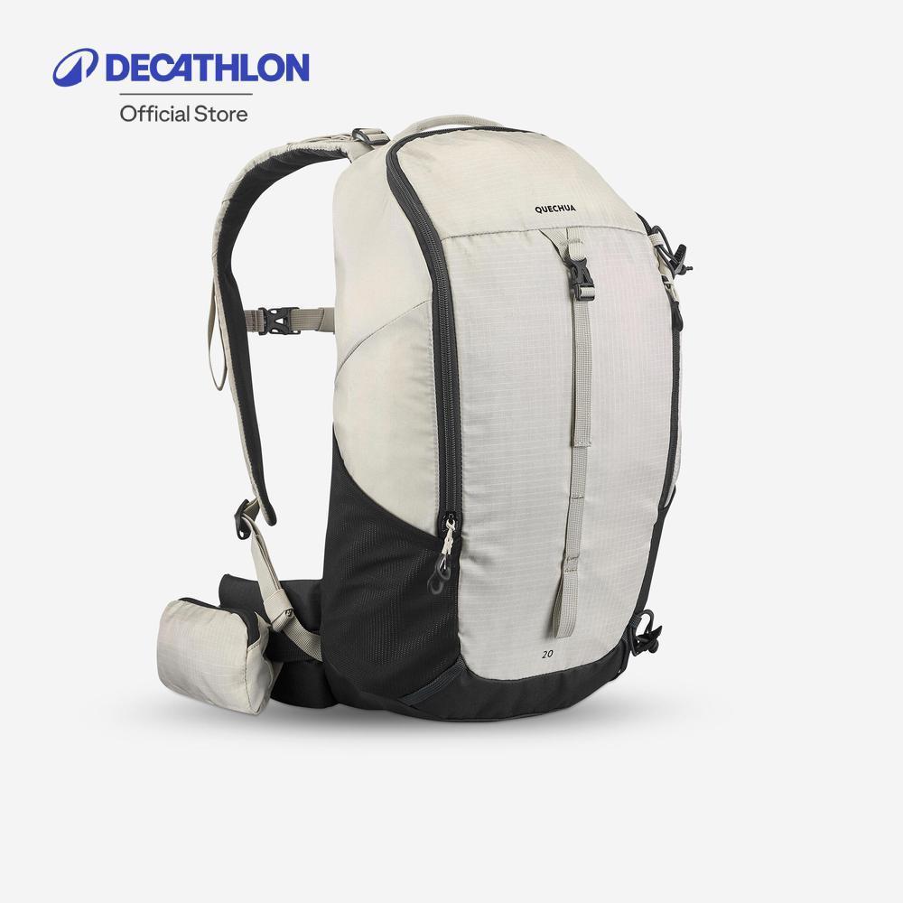 Decathlon 20 L Mountain Hiking Backpack Mh100 เป้เดินป่าบนภูเขาขนาด 20 ลิตร รุ่น Mh100 - Beige