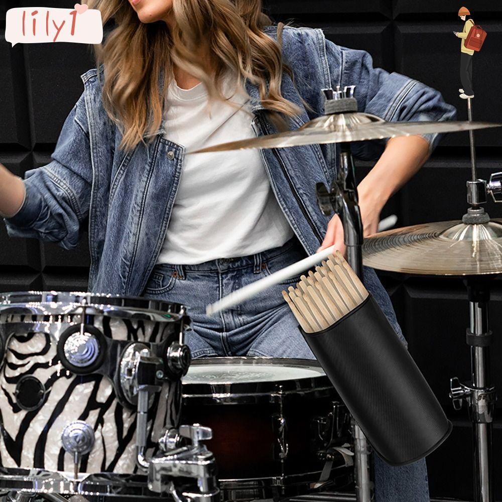 LILY Drumstick Holder, Quick Release Adjustable Drum Sticks Bag, Universal Durable Drumstick Handbag