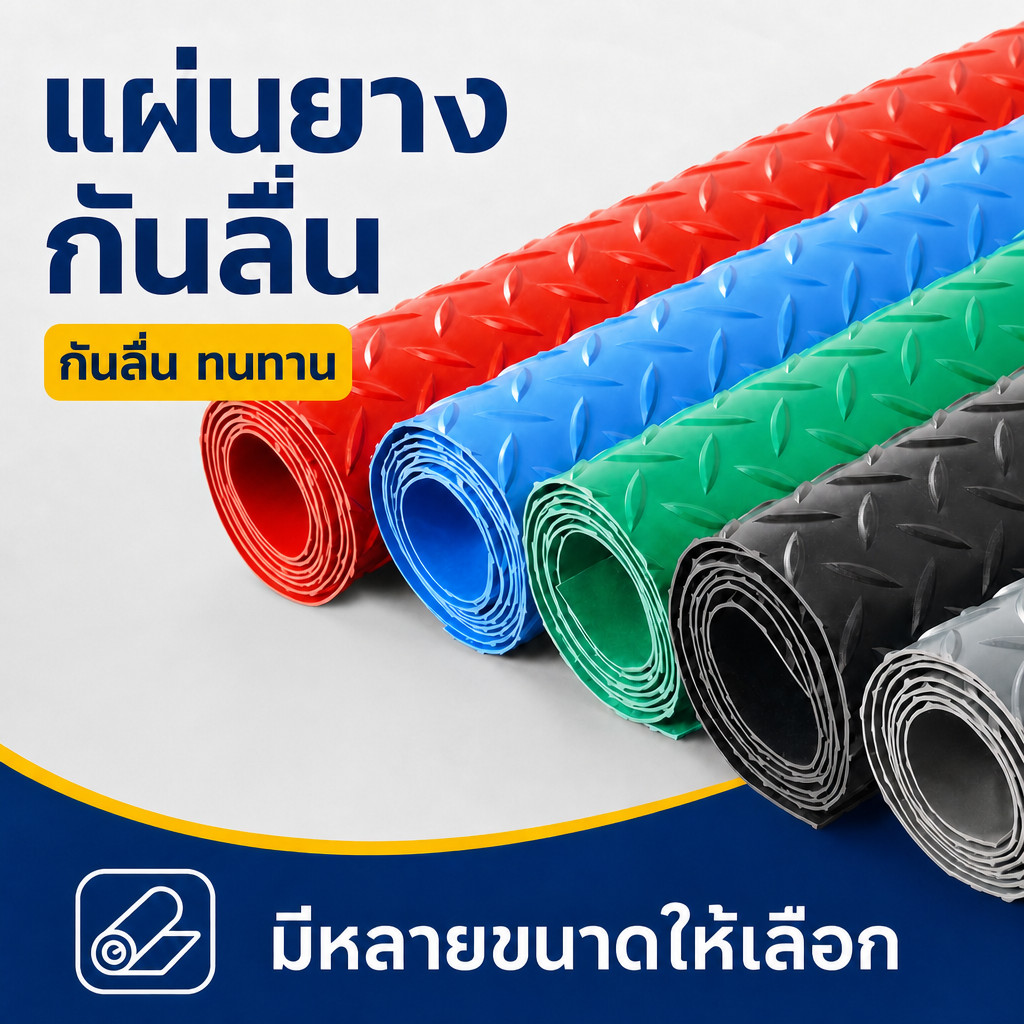【รุ่นใหม่】1/1.5*1/2/5M แผ่นกันลื่น ยางกันลื่น ทนทานและทำความสะอาดง่าย แผ่นรองกันลื่น พรมกันลื่น PVC Mat พรมเช็ดเท้า