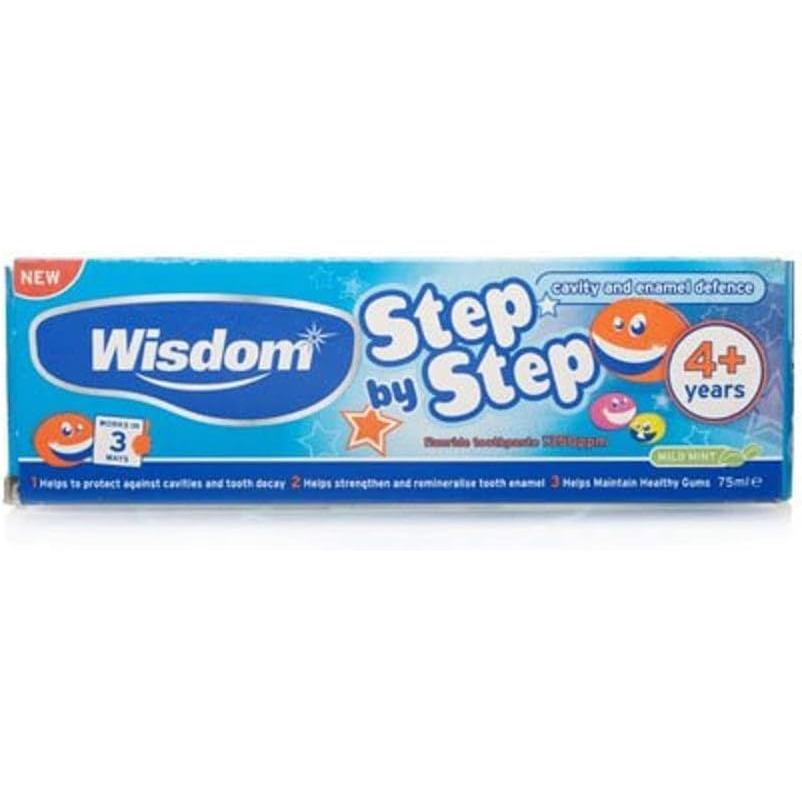 ยาสีฟัน Wisdom Step by Step 4+