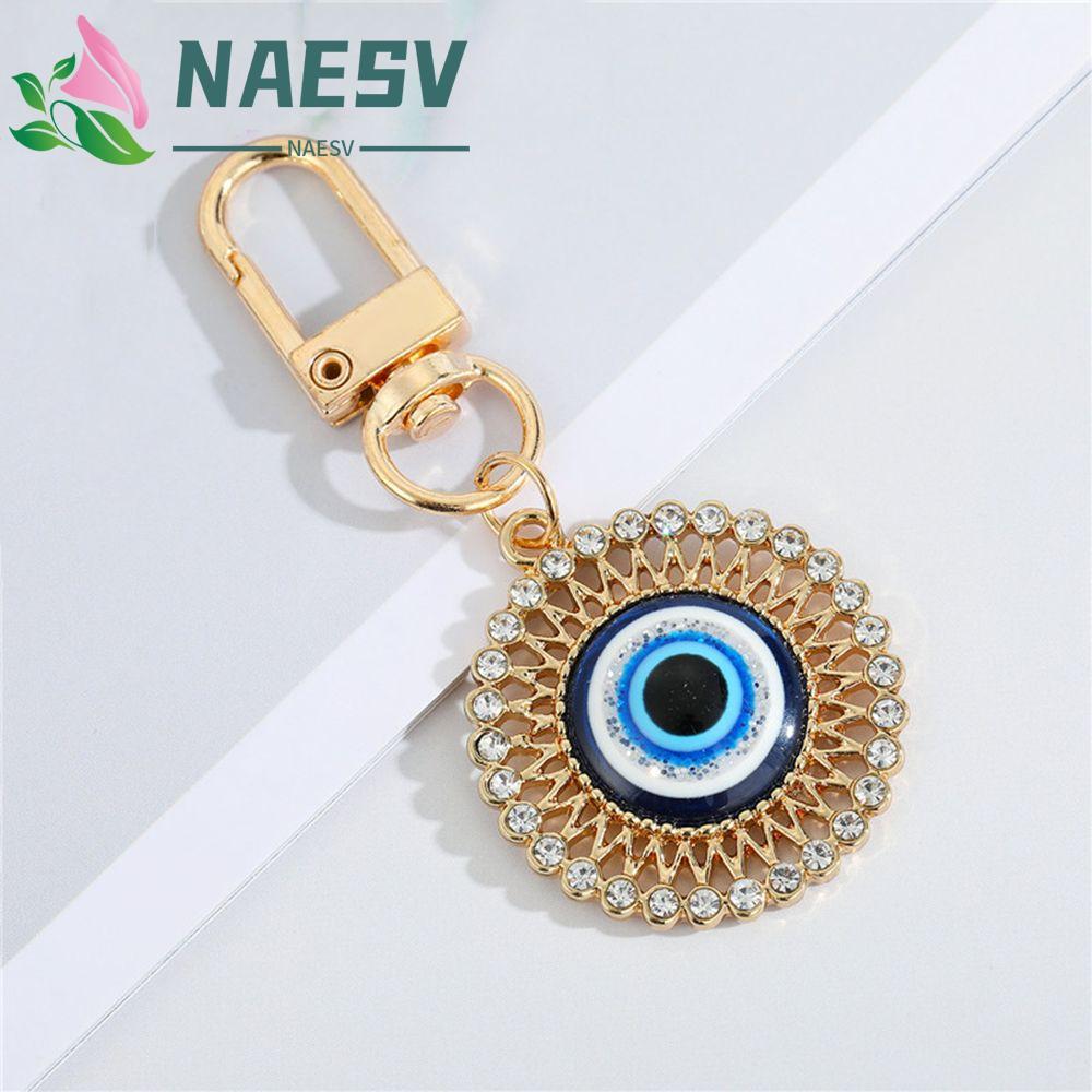 NAESV Evil Eye พวงกุญแจของขวัญเครื่องประดับแฟชั่นรถพวงกุญแจ Evil Eye Key Chain การ์ตูนรถอุปกรณ์เสริม
