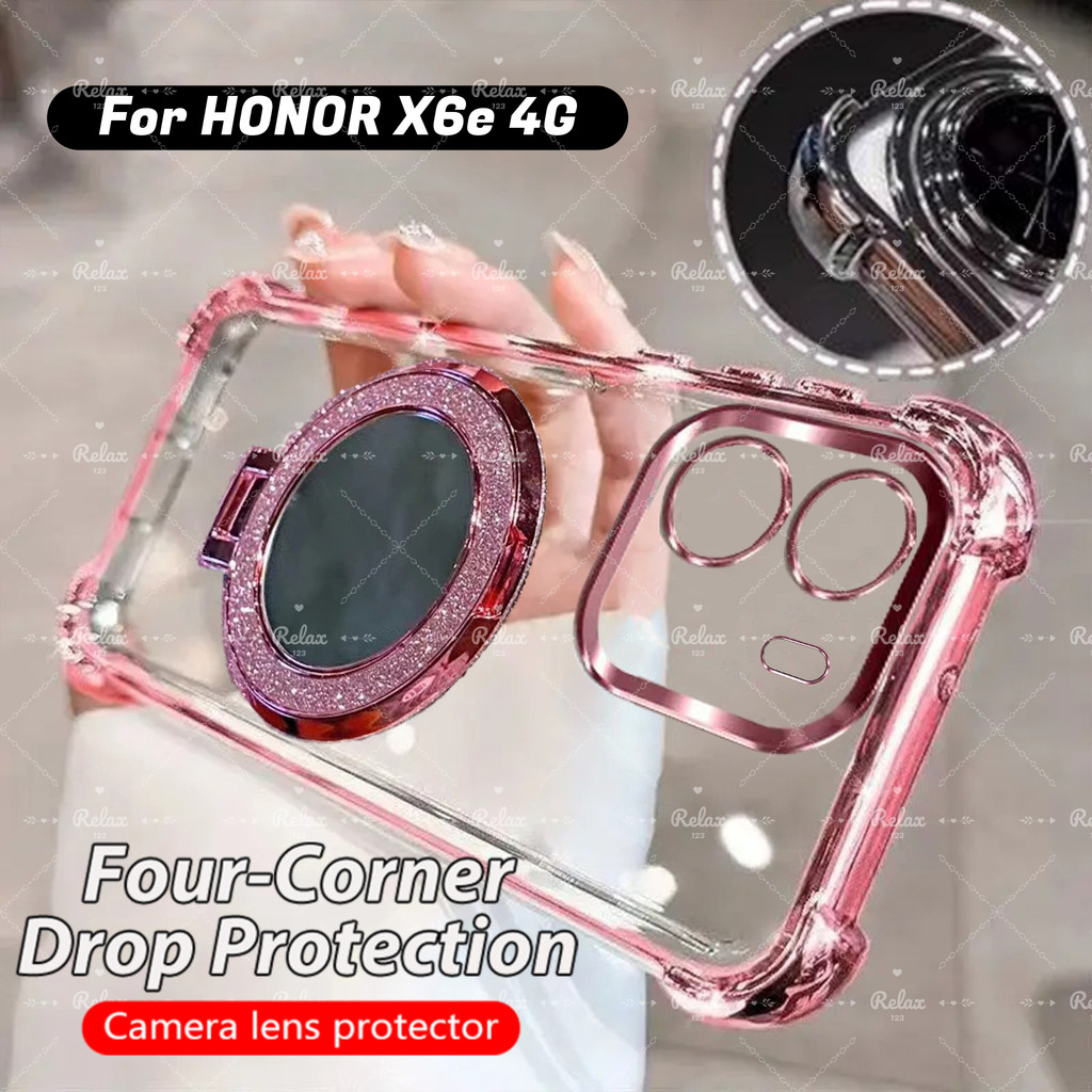 สําหรับ HONOR X6e 4G Glitter ซิลิโคนกันกระแทกสําหรับ Honor X6E X7E HonorX6e HONOR X 6 E X6 E 4G 5G 2
