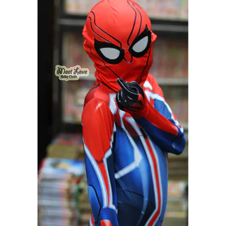 ชุดสไปเดอร์แมน ชุด Spiderman ภาคต่างๆ Velocity Stark Suit Into The Verse สไปเดอร์ สไปเดอร์แมน ชุดแฟนซี ฮีโร่ พร้อมส่ง