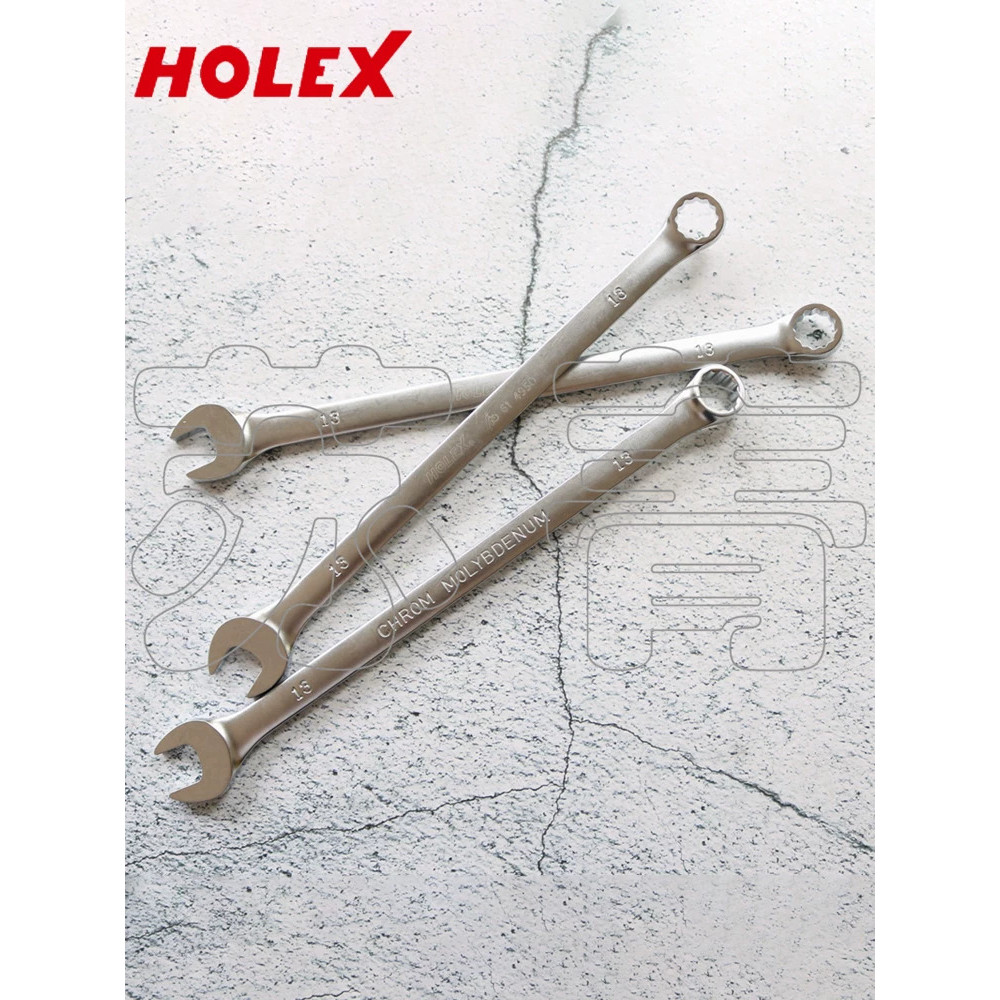 Holfman HOLEX ประแจแบบใช้คู่ซ็อกเก็ตยาวพิเศษขยายเมตริก 10-19 มม. เครื่องมือเยอรมัน