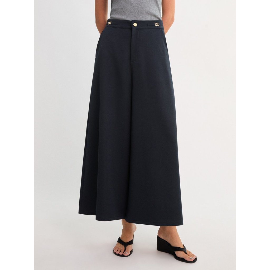 [Pomelo] กางเกงขายาวทรงขากว้าง / Wide Leg Pants — صورة 3