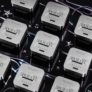 Non wipe SPOT Black Gel เนื้อเจลสีดำ Organail สำหรับขัดผงเล็บโดยเฉพาะ 5-15g -NT nail