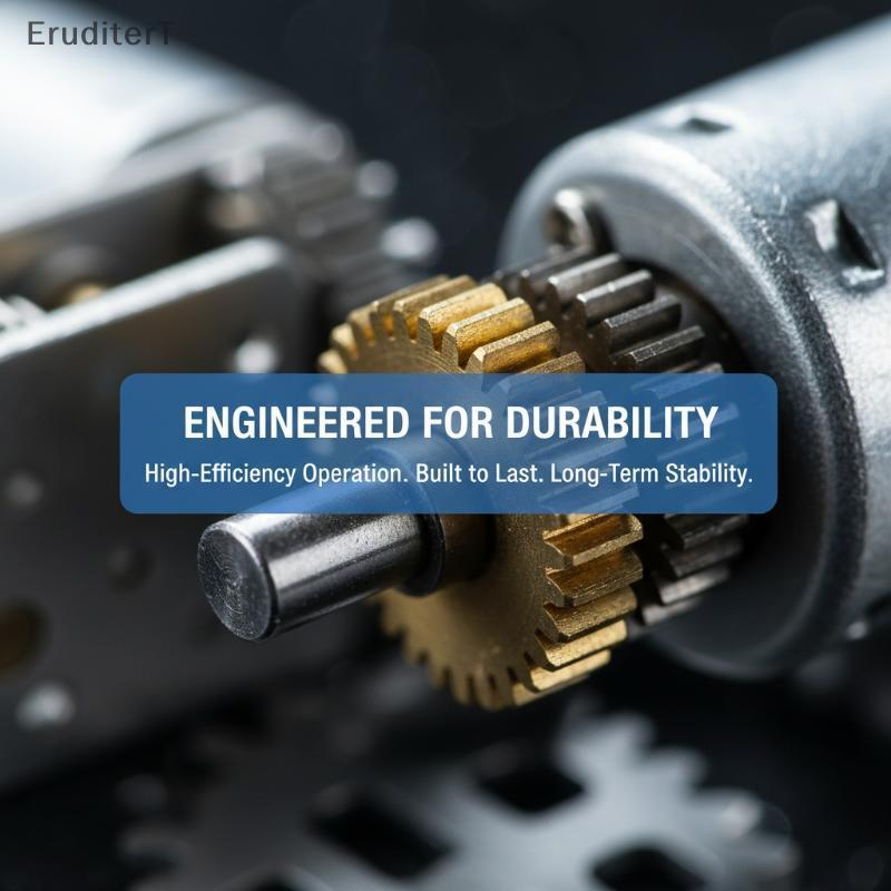 [EruditerT] Mini Gearbox N20 Motor DC 3V 3.7V 20RPM Metal Build for Miniature Car Precision Engineer