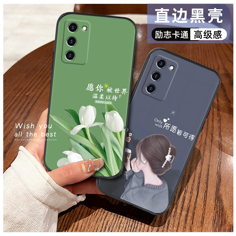 Oppoa56 เคสโทรศัพท์หญิงสไตล์ใหม่ Influencer รวมทุกอย่าง oppo a56 เคสโทรศัพท์แฟชั่นการ์ตูน Shock-Resi