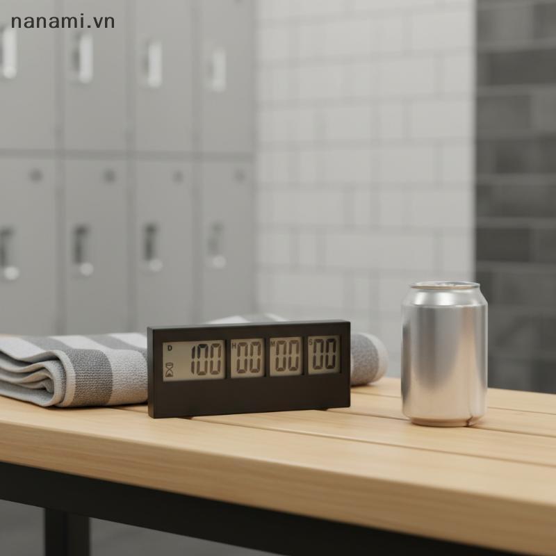 [nanami] เครื่องจับเวลานับถอยหลังจอแสดงผลดิจิตอลขนาดใหญ่ 999 วันจับเวลาโปรแกรมสําหรับทําอาหารเบเกอรี