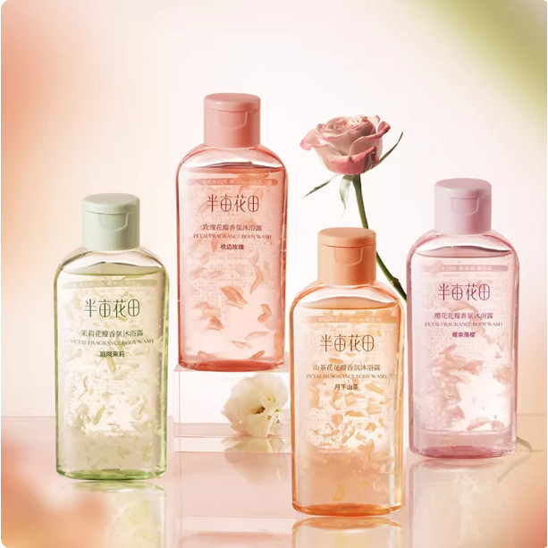 Semi MH Tian Rose น้ําหอม Body Wash กลีบสารสกัดจากพืช Moisturizing น้ําหอม Rejuvenating Refreshing B