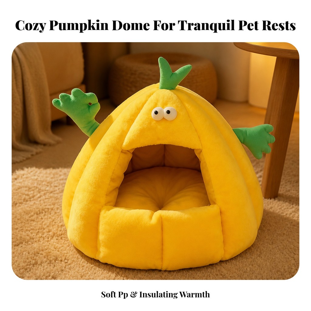Enclosed Cat Bed Warm Cat Cave Bed Cushion Comfy สําหรับแมว