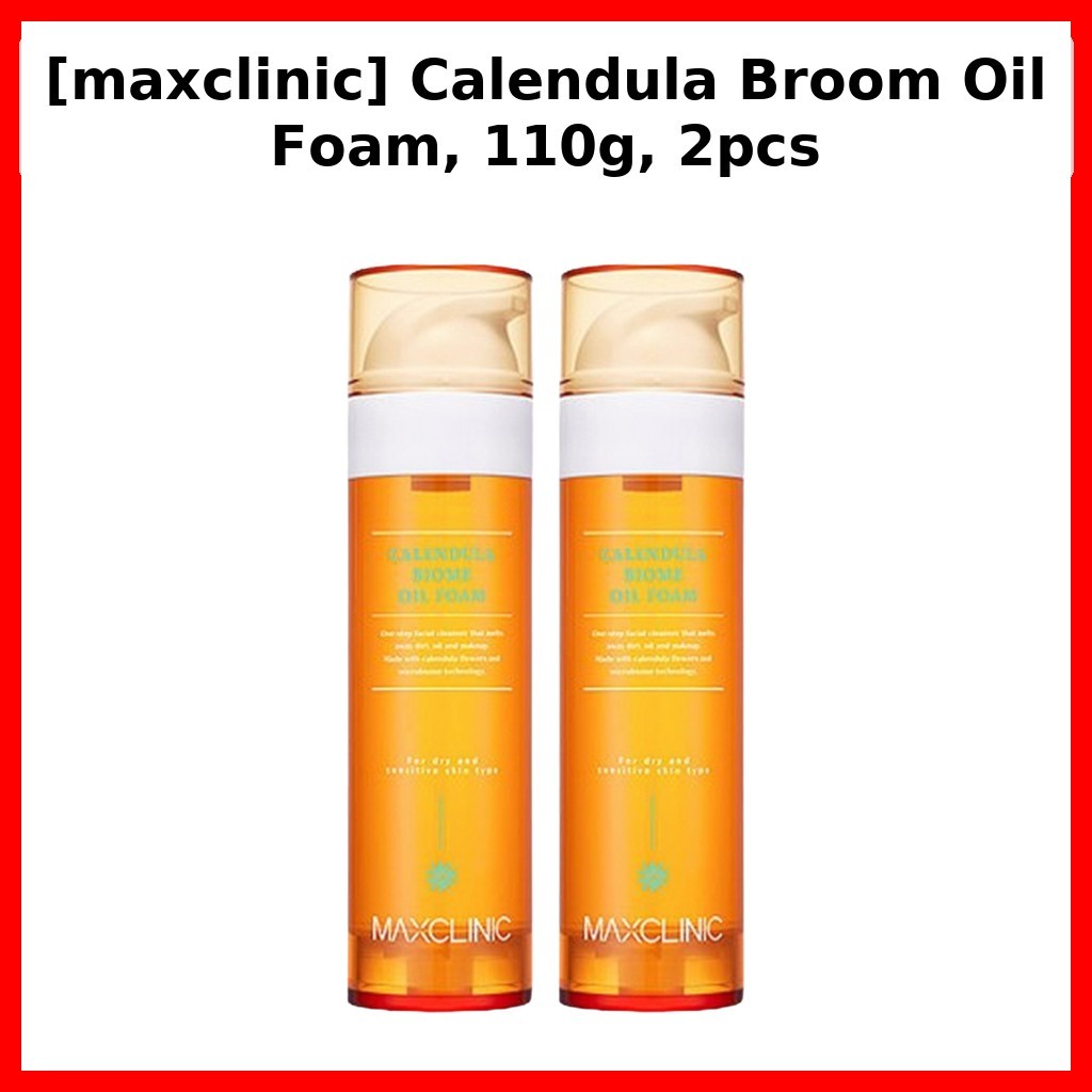 MAXCLINIC Calendula Biome Oil Foam 110g x 2 โฟมล้างหน้าเกาหลี
